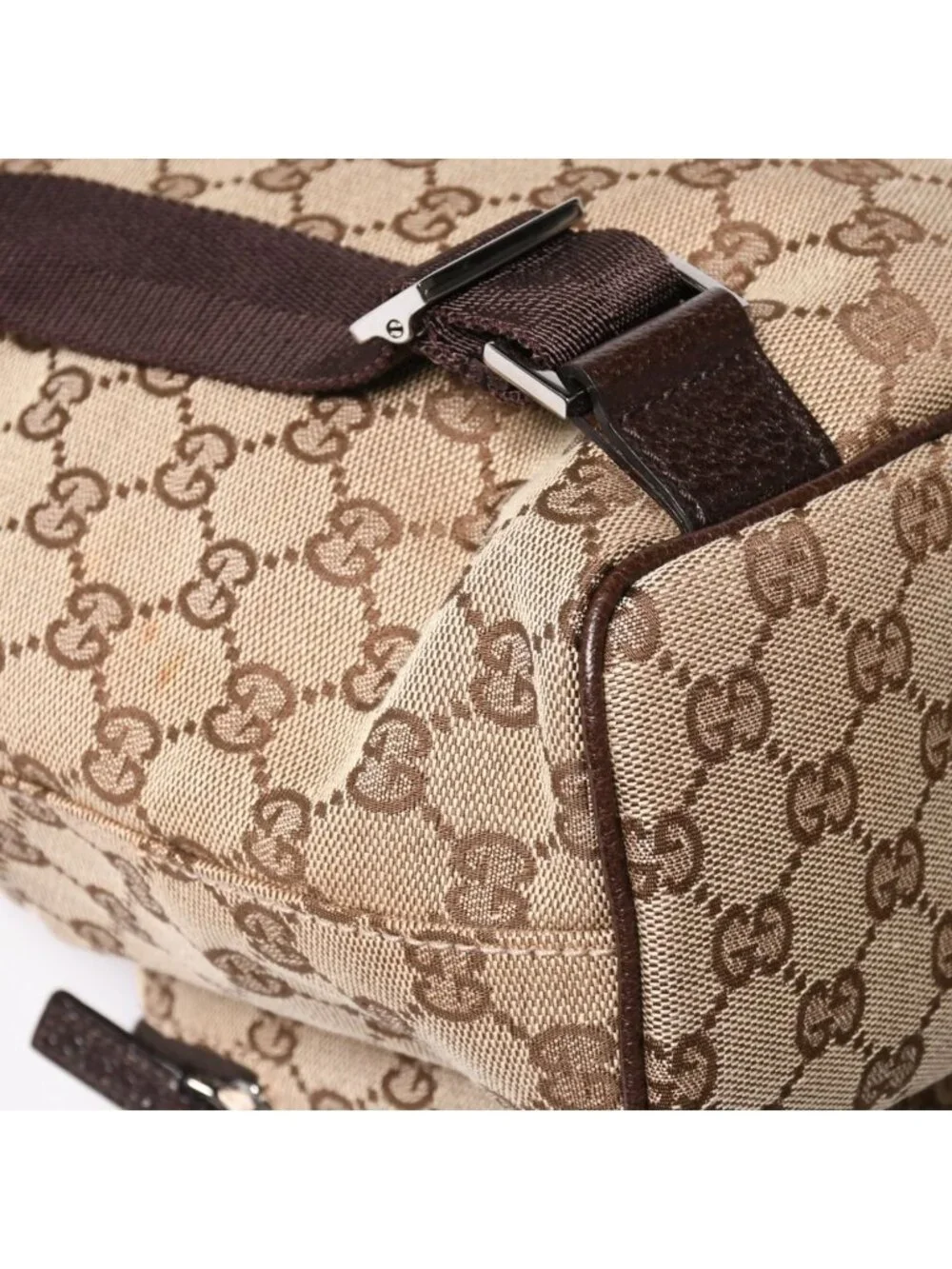 Gucci Backpack GG Canvas Jackie Brown